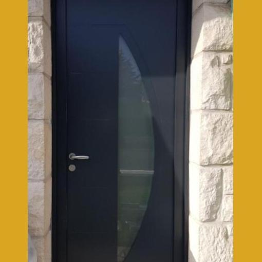 Porte d'entrée aluminium sécurité lot et garonne