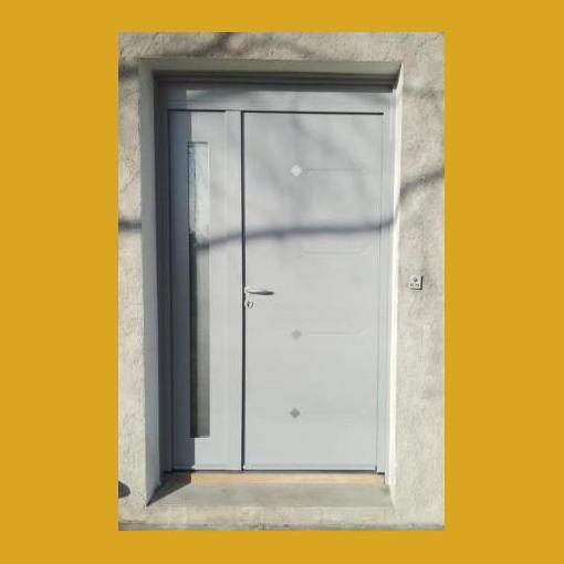 Porte d'entrée aluminium design contemporain agen