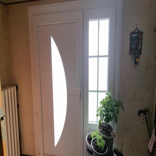 Porte d'entrée pvc sur mesure agen