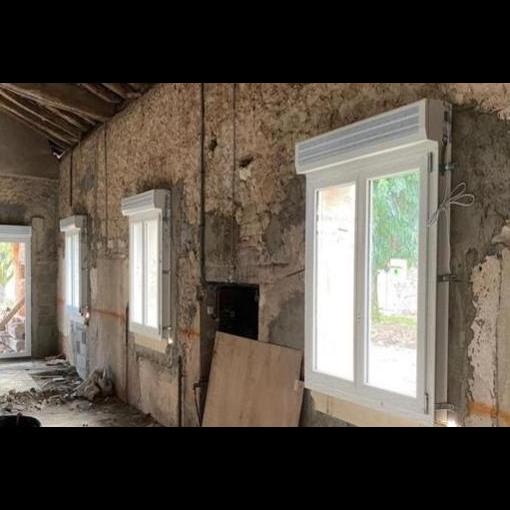 Menuiserie avec volet roulant monobloc marmande