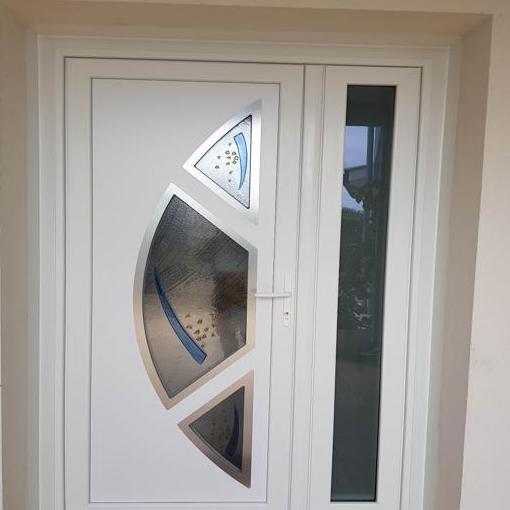 Porte d'entrée pvc montauban  Modèle caladium