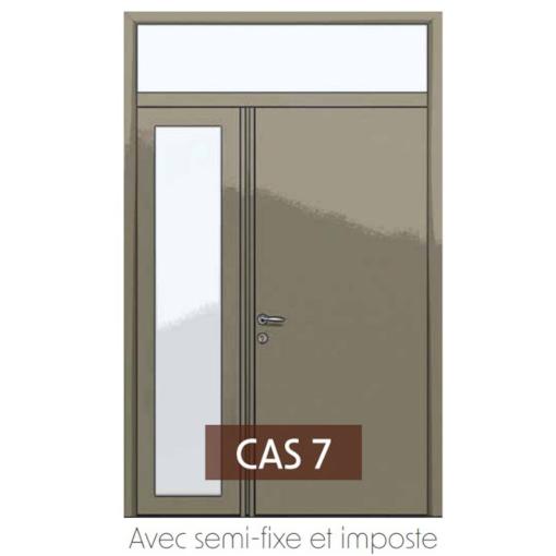 Porte PVC modèle B - PVC PERSONNALISEZ VOTRE PORTE D’ENTRÉE SUR MESURE - Nos possibilités