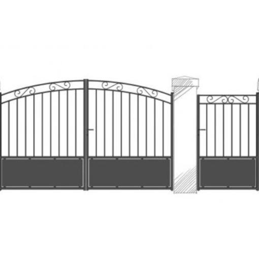 Portail Fer modèle MAYOTTE - L
