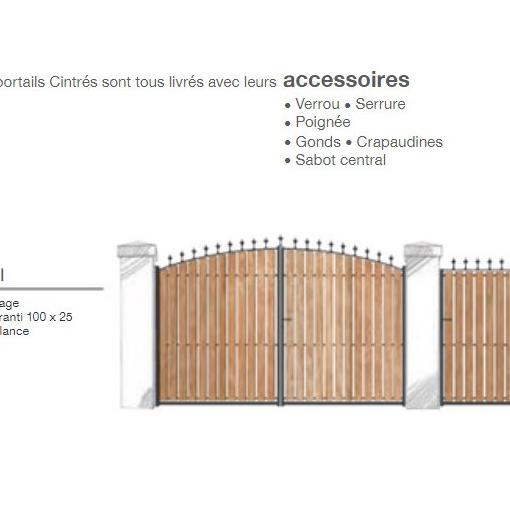 Portail Fer modèle TAHITI - L
