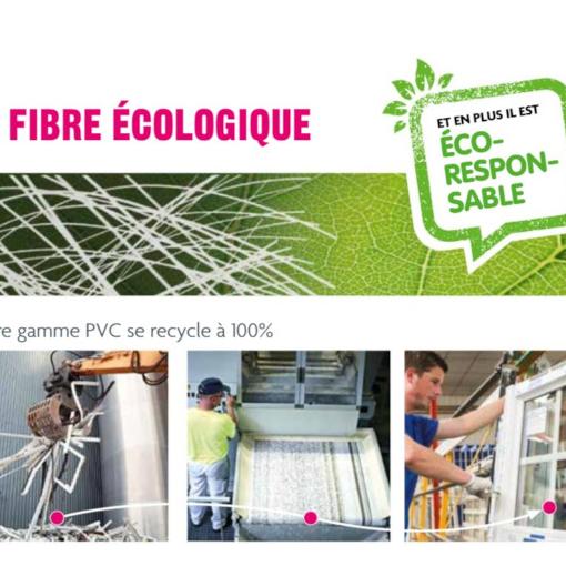 Porte PVC modèle EPILOBE - A