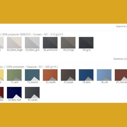 Stores intérieurs modèle Volet store int CA46 - SP