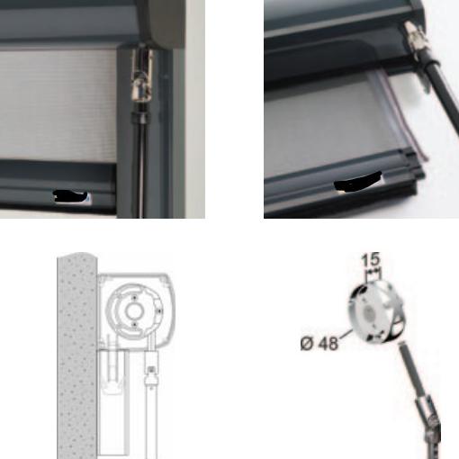 Moustiquaire modèle d- Moustiquaire enroulable MO 68 ZIP - S