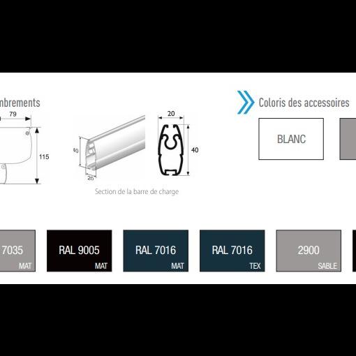 Stores extérieurs modèle Store à cassette CA 76 - S