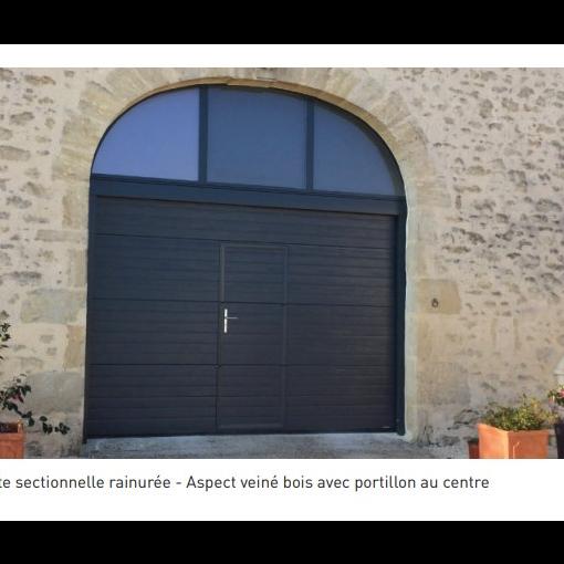 Portes de garage sectionnelle modèle A-LA PORTE DE GARAGE SECTIONNELLE PLAFOND - PRO