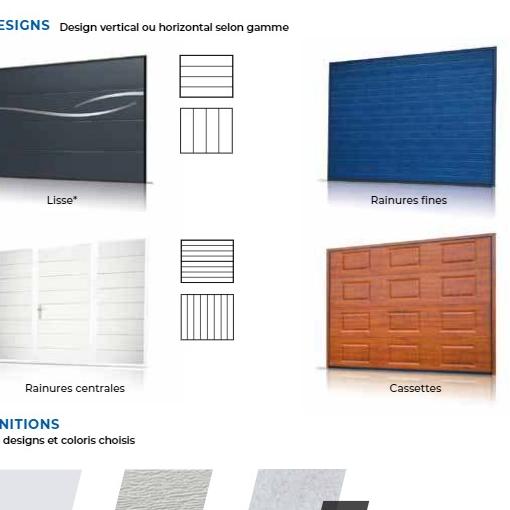 Portes de garage sectionnelle modèle Porte de garage sectionnelle CARSEC PRO LATERALE - SO