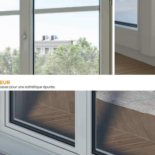 Fenêtres Aluminium modèle b- Fenêtre alu Ouvrant O’thentic - S