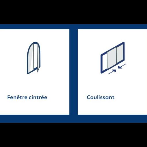 Fenêtres Bois modèle Fenêtre bois Lena 58 - MO