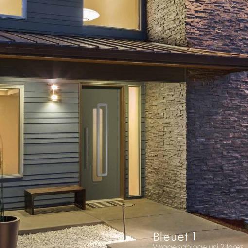 Porte Aluminium modèle BLEUET 1 -E