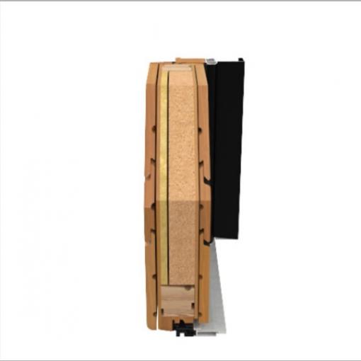 Porte Bois modèle Porte d'entrée Bois Nativ 23 - Z