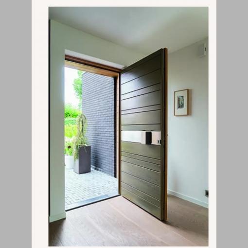 Porte Bois modèle Porte d'entrée Bois Nativ 2 - Z
