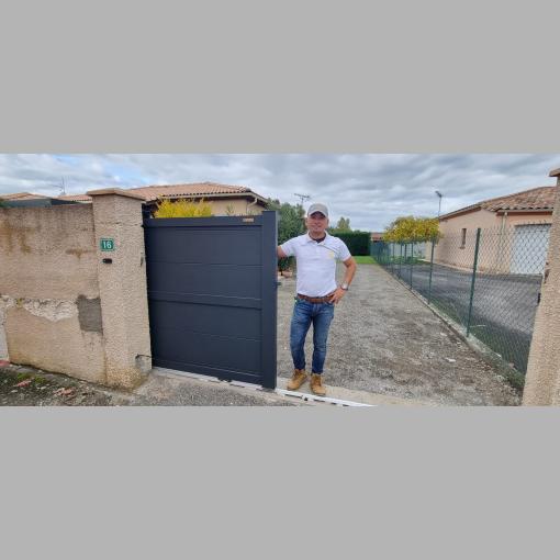 Portes de garage latérale modèle Porte de garage battante