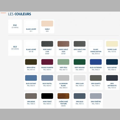 Clôture modèle CHEVRIL - PVC - M