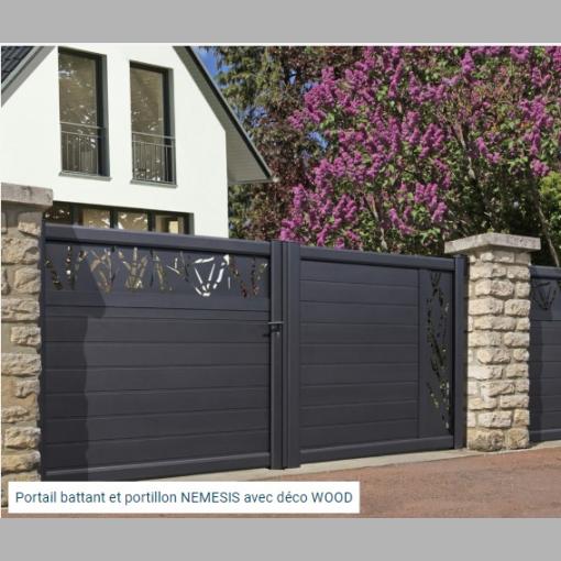 Portail Aluminium modèle NÉMÉSIS - PVC/ ALU - M