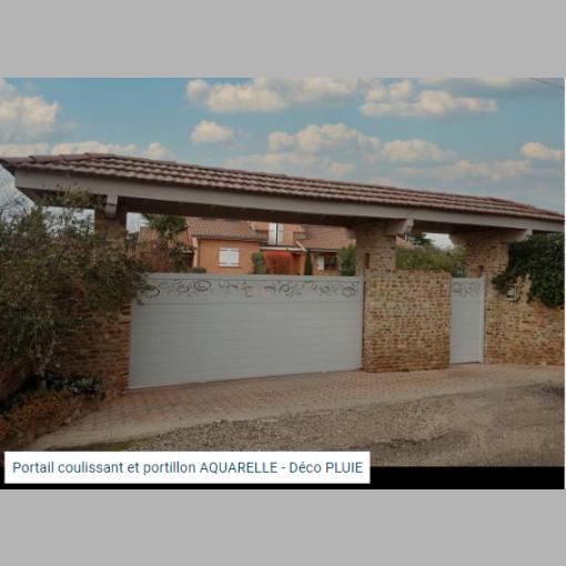 Portail Aluminium modèle HERMÈS - PVC / ALU - M