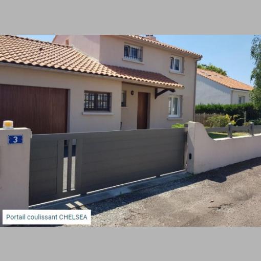 Portail Aluminium modèle PSYCHÉ - PVC / ALU - M