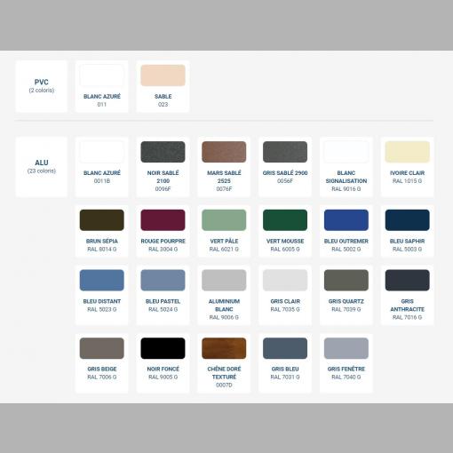 Portail Aluminium modèle PSYCHÉ - PVC / ALU - M