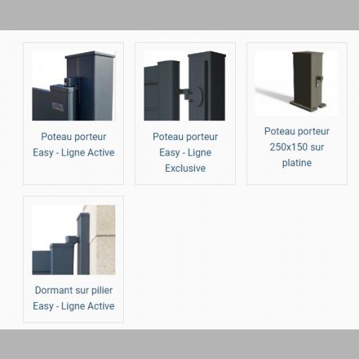 Portail Aluminium modèle PSYCHÉ - PVC / ALU - M