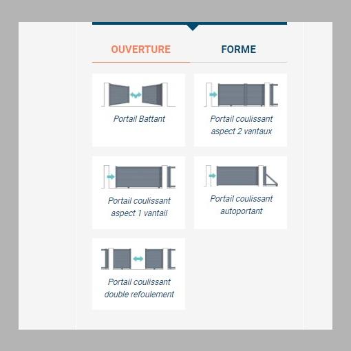 Portail Aluminium modèle HÉRA - ALU - M