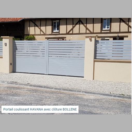 Portail Aluminium modèle HÉMÉRA - ALU/PVC - M