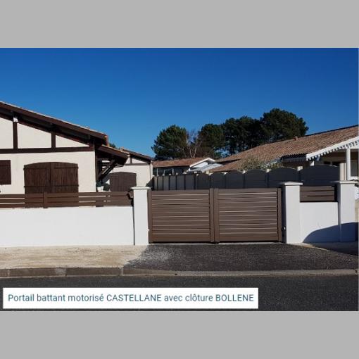 Portail Aluminium modèle ELÉOS - PVC/ ALU - M