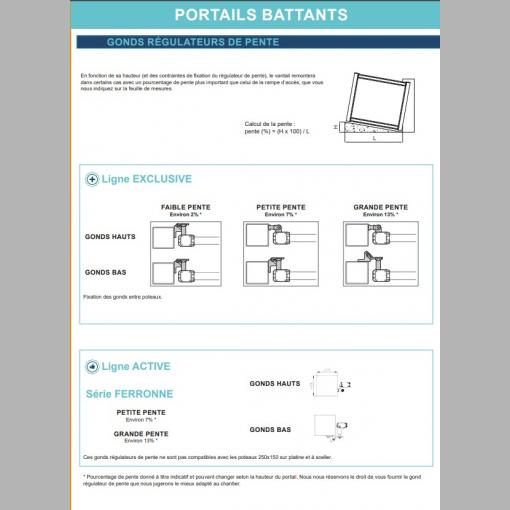 Portail Aluminium modèle HADÈS - PVC / ALU - M