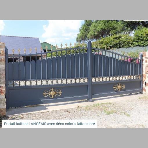 Portail Aluminium LANGEAIS - ALU - M
