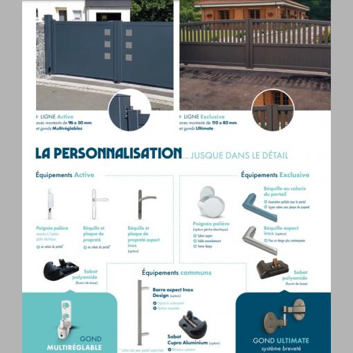 Portail Aluminium modèle CHAMBORD - ALU - M