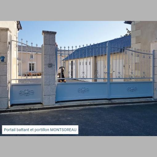 Portail Aluminium MONTSOREAU - ALU - M