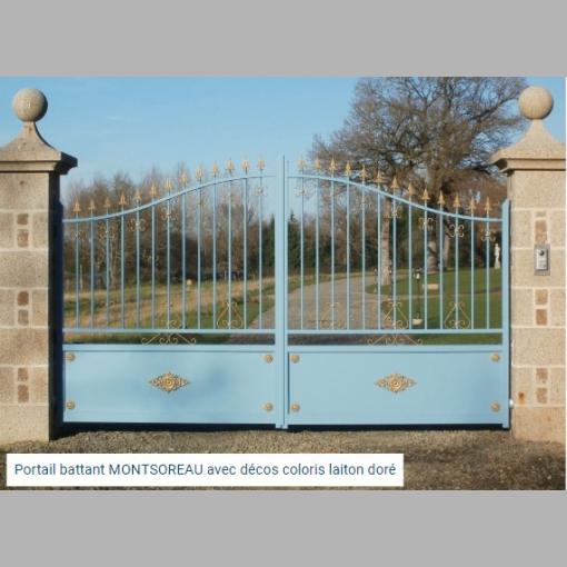 Portail Aluminium modèle MONTSOREAU - ALU - M