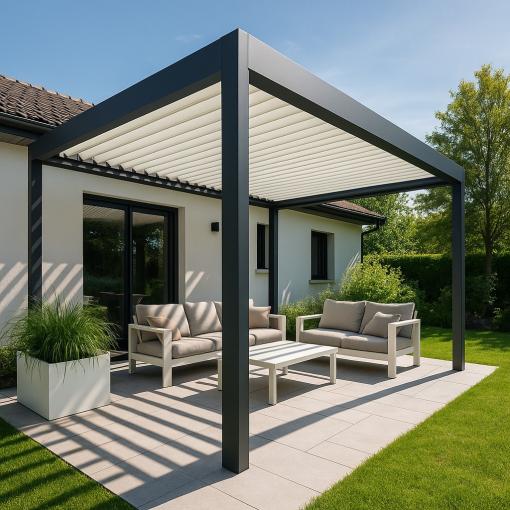 Pergolas modèle Pergola bioclimatique aluminium